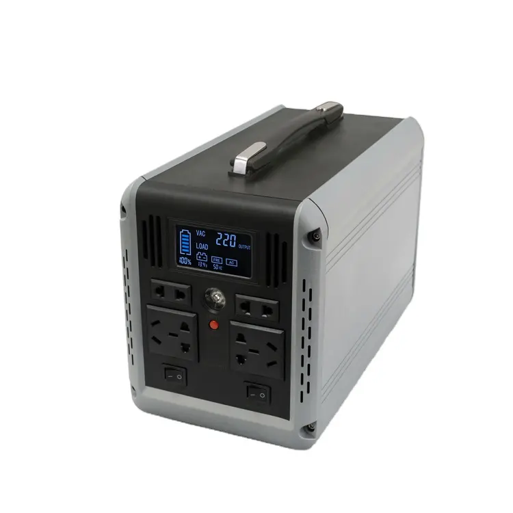 Factory Price High Quality 600w Solar Power Station Energy Storage Lithium Ion Battery Portable Power Supply
