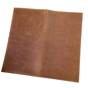 מותאם אישית העליון cowhide תפריט עור cowhide עם כיסים נכנס מחזיק דפים פנימיים - Product Image 2