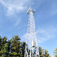 Tour de diffusion télévisuelle en treillis d'acier certifiée AWS YingHao, résistante aux typhons de catégorie 12, durée de vie de plus de 50 ans pour une fiabilité accrue