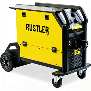 ESAB Rustler EM 300i Máquina de Soldar Inverter MIG MAG con Funciones <span class=keywords><strong>Crater</strong></span> Fill, Burnback, Pre y Post Flujo de Gas para Acero Inoxidable y Aluminio Industrial - Product Image 1