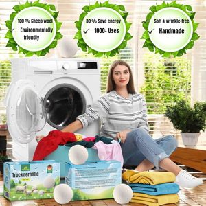 Lot de 6 balles XXL pour sèche-linge et doudounes, sans produits nocifs et adaptées aux animaux. Palline Asciugatrice en - Product Image 5