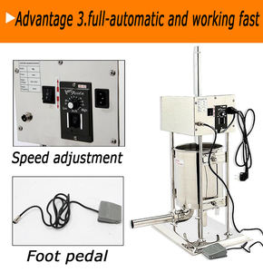 Insaccatrice Elettrica Verticale 10L 15L / Macchina per Riempimento Salsicce / Insaccatrice - Product Image 4