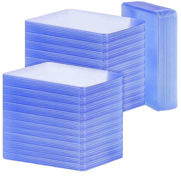 Toploader 25-счетная карты протектор напольное ПВХ-карты держатель ноутбука с торговыми погрузчик 3x4 Toploader 35pt протекторы карт