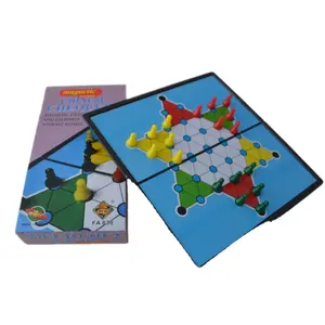 Duluex taşınabilir manyetik bloklar seyahat kurulu oyunu aile eğlence için çin Checker bulmaca