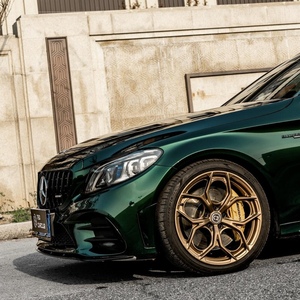 유로마스터 <span class=keywords><strong>2026</strong></span> 뉴 컬러 글로스 메탈릭 아게이트 그린 PVC 필름 버블 프리 메탈 페인트 비닐 랩 색상 변환 방지 스크래치 방지 - Product Image 5