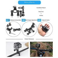 Kit Complet d'Accessoires Gopro 50-en-1 pour Caméras d'Action (Action6/5/Insta360) – Fixation Poitrine et Support RAM – Vente Flash