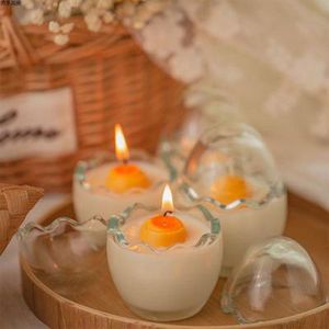 Creative Design Home Decorative Clear Glass <strong>Egg</strong> Cup Aromatherapy <strong>Candles</strong> - Product Image 3