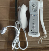 Manette sans fil 2-en-1 2026P pour NS Wii, télécommande Motion Plus, manette de jeu pour accessoires de contrôle des jeux NS Wii