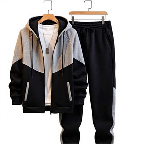 Conjunto Deportivo de Dos Piezas para Hombre, Sudadera Suave y Pantalones Deportivos para un Estilo de Vida Activo y Casual - Product Image 1