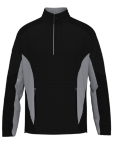 Top de entrenamiento de algodón con cremallera de cuarto de verano para hombre, jersey con logotipo bordado personalizado, estampado Digital, impermeable, informal para exteriores - Product Image 3