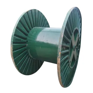 Metal Cable Drum Winding Steel Bobbin Steel Reels Corrugated Steel Bobbin For Wire