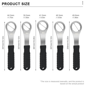 Clé de démontage et d'assemblage de boîtier de pédalier RIDERACE, outils de réparation, diamètre 39/40.5/44/46/49mm pour SHIMANO SRAM <span class=keywords><strong>DUB</strong></span> BSA30 FSA - Product Image 6