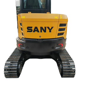 รถขุดไฮดรอลิกแบบตีนตะขาบ Sany SY35U ขนาด 3.5 ตัน ไม่มีส่วนท้ายยื่นออกมา ใช้เครื่องยนต์ Yanmar เหมาะสำหรับงานก่อสร้างขนาดเล็ก - Product Image 3