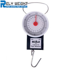 22KG/50LB 32KG/75LB Wholesale Portable Digital Metal <strong>Spring</strong> Hanging Weighing Fishing Luggage <strong>Scale</strong> with Tape <strong>Measure</strong> - Product Image 2
