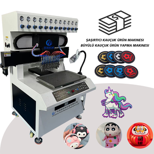 bibo 2025 Machine de fabrication de badges en PVC entièrement automatique 12 couleurs Dagtm Pvc-patch-making-machine - Product Image 2