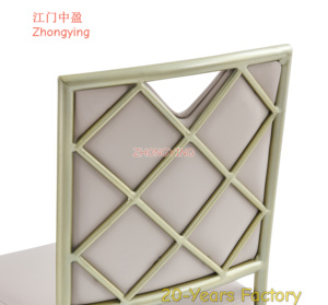 Chivari Silla Apilable Estructura Metálica Con Asiento Tapizado Para Banquetes Japoneses Y Eventos De Boda - Product Image 6