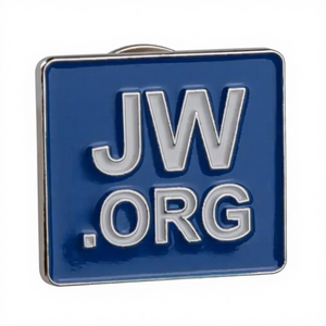 Wholesale Bulk Custom Design Hard Enamel JW <strong>Lapel</strong> <strong>Pins</strong> Badges With <strong>Butterfly</strong> Clutch - Product Image 1