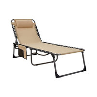 Tissu de luxe extérieur lit de sieste extensible sauvage pliable quatre réglable confortable avec oreillers corde suspendue fauteuils inclinables lit