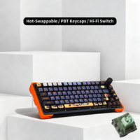 Clavier de jeu silencieux triple mode, mécanique, rétroéclairé RGB, pleine taille, hot-swap, USB Type-C, anti-ghosting, avec switches Kailh, Nouveau modèle