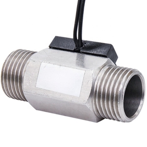 สวิตช์ควบคุมการไหลของน้ำ G1/2 สแตนเลส 24V เซ็นเซอร์วัดการไหลแบบแม่เหล็กสำหรับระบบควบคุมน้ำ การตรวจสอบของเหลวในอุตสาหกรรม - Product Image 1