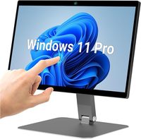 Panel PC Táctil Industrial Todo en Uno, Computadora sin Ventilador con Cámara de 5MP, Pantalla Táctil de 15.6 Pulgadas, Windows 11 Pro N5095, Hecho en China