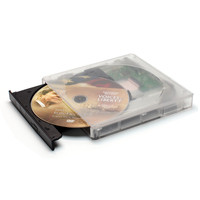 USB3.0 Tipo-c 2in1CABLE DVD/Grabador de disco externo transparente Notebook Escritorio Unidad óptica extraíble externa
