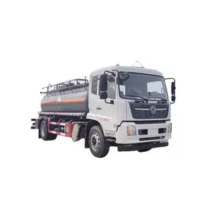 4x2 dongfeng 8-15CBM 304 316 PE 탄소강 화학 액체 부식 유조선 트럭