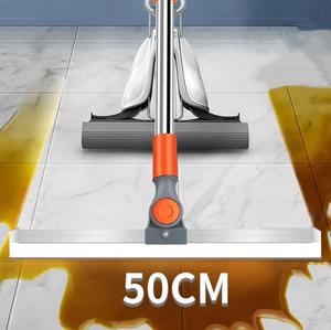 Cao-Nơi Kính Lau Sàn Lau Hộ Gia Đình Phòng Tắm Nước Quét Thép Không Gỉ Tùy Chỉnh OEM Silicone Scraper Chổi Ma Thuật - Product Image 3