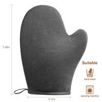 Gants exfoliants personnalisés avec logo, applicateur de bronzage auto-bronzant avec mitaine de bronzage pour lotions et brumes, gant de bronzage