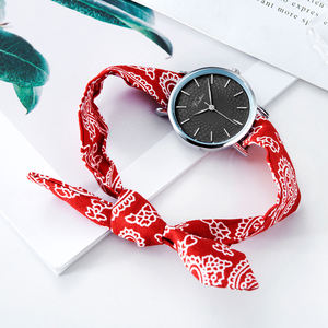 Women's Fashion Style Dress <strong>Watch</strong> Latest Design <strong>Interchangeable</strong> Summer Fabric <strong>Strap</strong> Replacement Bands Birthday Gift <strong>Set</strong> Relojes - Product Image 5