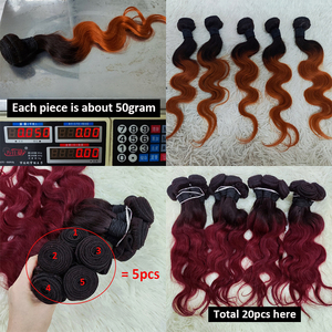 Letsfly ผมแท้แบบ Body Wave สีธรรมชาติ น้ำหนัก 50 กรัม ความยาว 16 นิ้ว ผมแท้ 100% แบบเส้นต่อผม 20 ชิ้น จัดส่งฟรี - Product Image 3