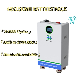 แบตเตอรี่ลิเธียมไอออน 48V 280Ah 15kWh 8000 รอบการใช้งาน IP20 แบบแยกส่วนติดผนัง CAN 15kW รับประกัน 5 ปี ระบบพลังงานแสงอาทิตย์ HMX-ESS 15kWh สำหรับบ้าน - Product Image 1