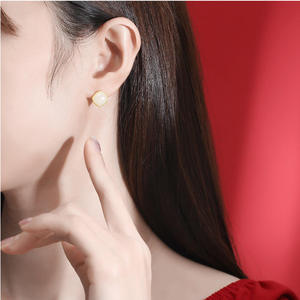 Joyería de moda para mujer, joyería fina, aretes, conjunto de joyería de moda, plata 925, joyería de plata de ley 925, jade natural. - Product Image 3