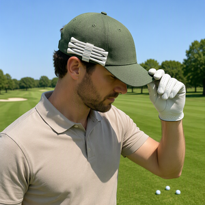 Clip de casquette de golf imprimé en 3D - Léger et durable, attache sécurisée au bord de la casquette avec porte-marqueur de balle, accès facile - Product Image 1