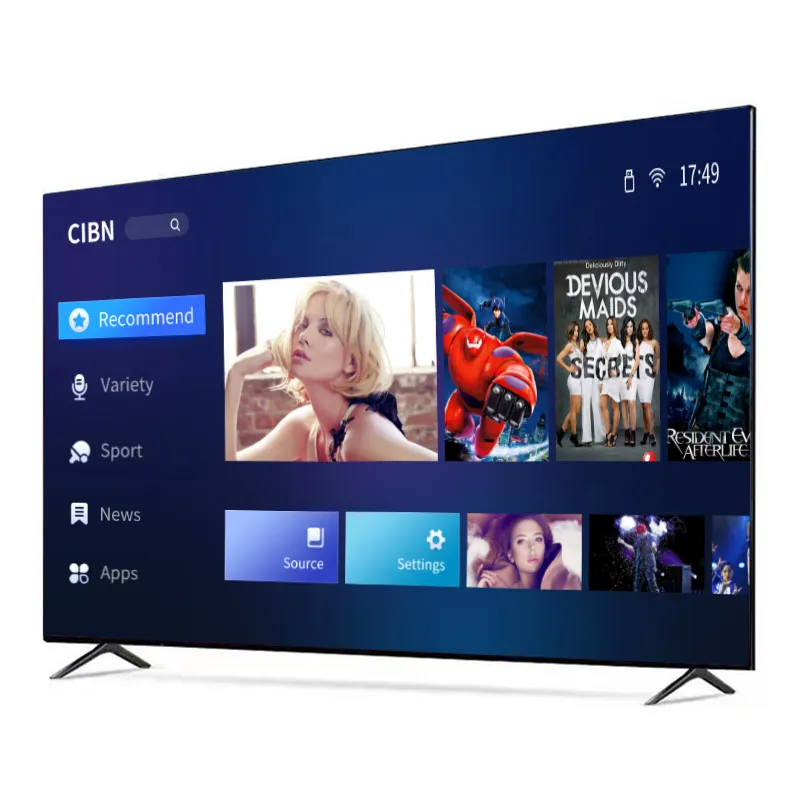 Лучшая цена 4k ЖК-телевизор завод Гуанчжоу плоский экран Hd 65 55 50 43 32 дюймов Uhd Smart Android 32-дюймовый светодиодный телевизор