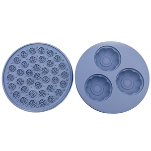 Molde de silicona sólida de 3 capas multifuncional para enriquecimiento de mascotas, tapete para lamer y comederos de alimentación lenta 3 en 1 - Product Image 1