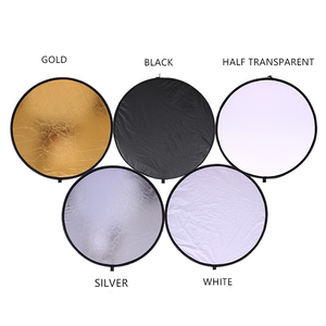 Fabbrica 80/110cm 5-in-1 pieghevole foto Studio riflettore in argento/traslucido/oro/<span class=keywords><strong>bianco</strong></span>/<span class=keywords><strong>nero</strong></span> per foto Studio accessori - Product Image 5