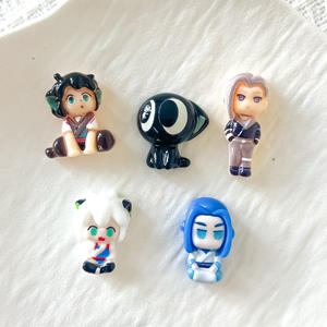 Accesorios de Resina para Manualidades, Pegamento en Crema, Horquillas para el Cabello, Cintas para el Cabello, Adornos para Refrigerador, Hebillas para Zapatos, Ecológicos, Diseño Luo Xiaohei War Remember - Product Image 2