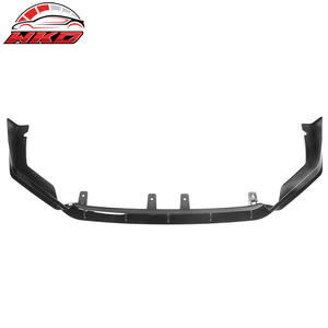 Lèvre de pare-chocs avant compatible avec Honda Civic 2022-2024 11e génération IKON Noir brillant PP Spoiler 3 pièces Kit carrosserie pièces auto de haute qualité - Product Image 1