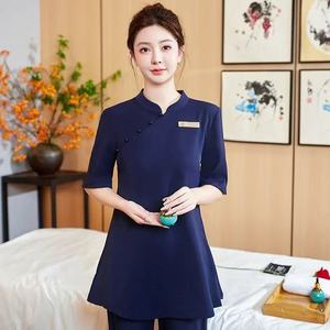Nuevos uniformes de belleza Salón de spa coreano Esteticista Ropa Masaje de uñas Terapeuta Uniforme Ropa de masaje de alta calidad - Product Image 3