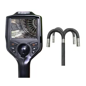 Handheld 5.7 Inch Screen 4 Way Articulating Industrial Pipe Car Engine Inspect Snake Videoscope Camera