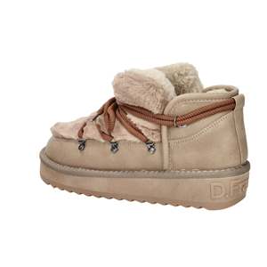 Women's Low Ankle <b>Boots</b> DFSH370011 Brown Faux <b>Fur</b> <b>Lined</b> Winter Bootie - Product Image 3