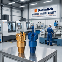 Foret diamanté PDC à corps matriciel résistant à l'abrasion Drillsoltek pour formations de dureté moyenne à élevée