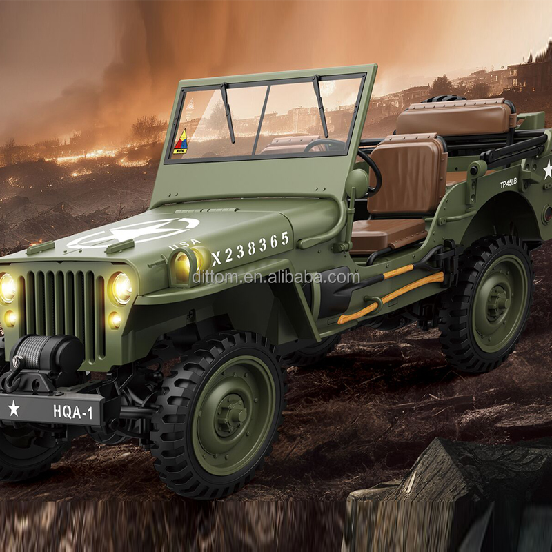 HG4-58 1/14 G.P.W Simulation Military Car - RC off Road Vehicle