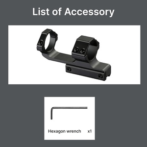Support de lunette BANGBANG, montage cantilever 11 mm pour tube de 30 mm avec hauteur centrale de 1,4 pouces pour lunette compacte - Product Image 5