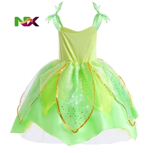 <span class=keywords><strong>Disfraz</strong></span> de Hada Verde de Halloween, Vestido de <span class=keywords><strong>Campanilla</strong></span>, <span class=keywords><strong>Disfraz</strong></span> de Duende para Bebé con Alas de Mariposa para Fiesta - Product Image 2