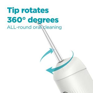 TAHATH Portable Rechargeable USB Cordless Handheld <b>Water</b> Dental <b>Flosser</b> with <b>Jet</b> Irrigator for Dental Care - Product Image 5