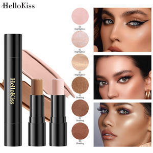 <span class=keywords><strong>Stick</strong></span> <span class=keywords><strong>de</strong></span> maquillage HelloKiss, fard à paupières et <span class=keywords><strong>illuminateur</strong></span> tridimensionnel à double embout, haute brillance, modèle 9501, Guangdong - Product Image 5