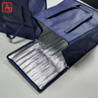 Sac isotherme en aluminium non tissé pour la livraison de nourriture à emporter, sac thermique pour pizza
