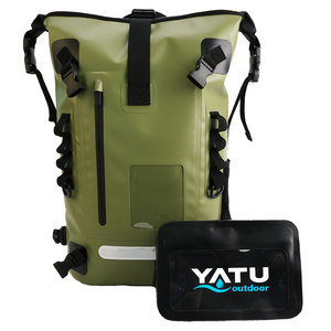 Sac à dos étanche 20-36L, sac sec à fermeture roll-top pour randonnée et camping, sac banane détachable, léger, durable, bretelles réglables, idéal pour les voyages - Product Image 3
